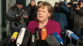 Merkel y socialdemócratas buscan pactar una gran coalición