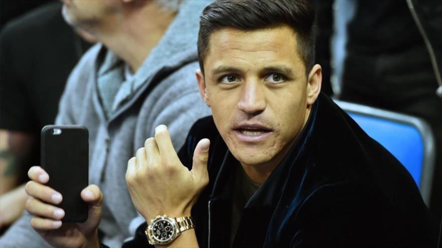 El futbolista chileno del Manchester United Alexis Sánchez, condenado a 16 meses de prisión por defraudar al fisco.