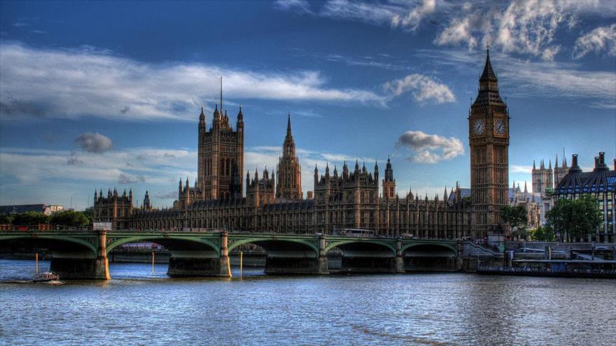 El palacio de Westminster, donde se encuentra el Parlamento británico.