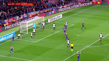 La escuadra azulgrana visita el Mestalla 
