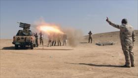 Fuerzas populares iraquíes atacan posiciones de Daesh en Siria