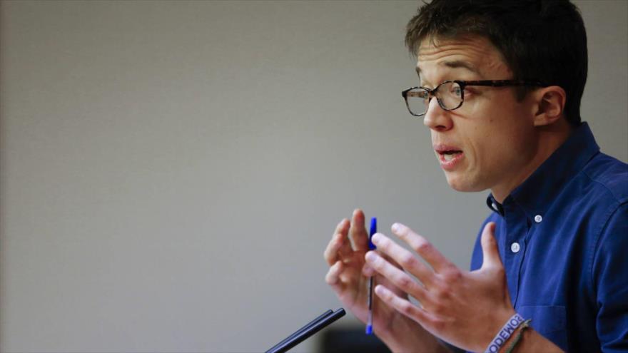 El cofundador, diputado y secretario de Análisis Estratégico y Cambio Político del partido político español Podemos, Íñigo Errejón.