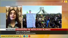‘Masiva marcha por la Revolución Islámica, fuerte mensaje a EEUU’