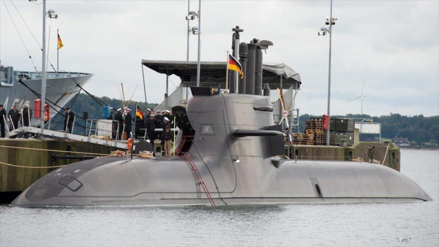 Un submarino alemán de última generación, Tipo 212A.