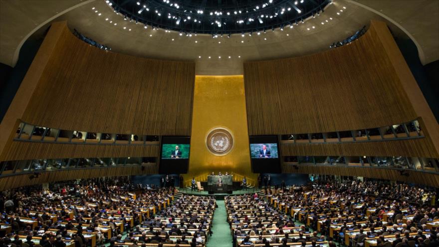 La sede de la Organización de las Naciones Unidas (ONU) en Nueva York, EE.UU.