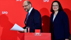 Schulz dimite de SPD para calmar al partido tras pactar con Merkel