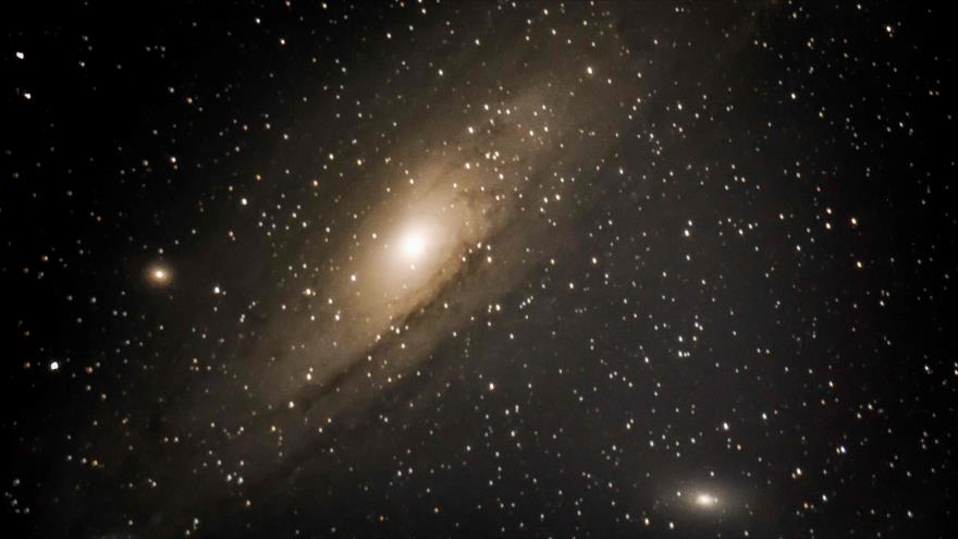 Una imagen de la galaxia de Andrómeda, capturada el 23 de diciembre de 2017.