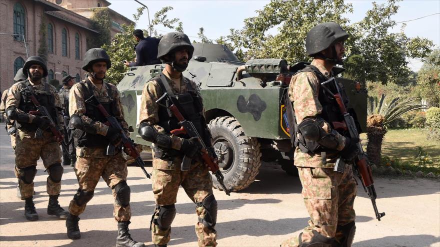 Los soldados del Ejército paquistaní en Peshawar (noroeste), 1 de diciembre de 2017.