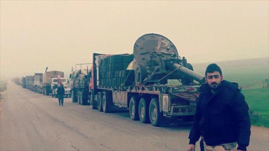 Ejército sirio traslada refuerzos a Damasco para atacar a Al-Qaeda