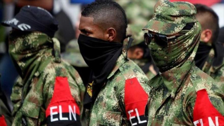 Miembros de la guerrilla colombiana Ejército de Liberación Nacional (ELN).