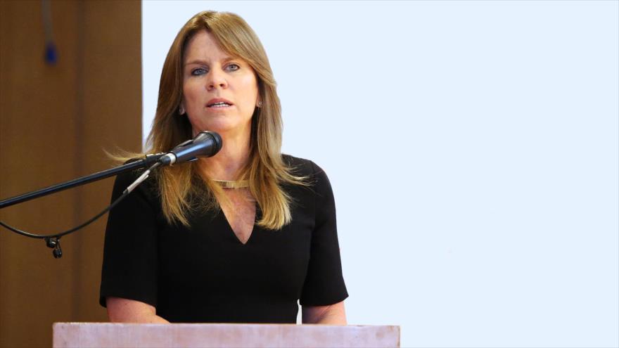 La ministra de Relaciones Exteriores de Perú, Cayetana Aljovín.