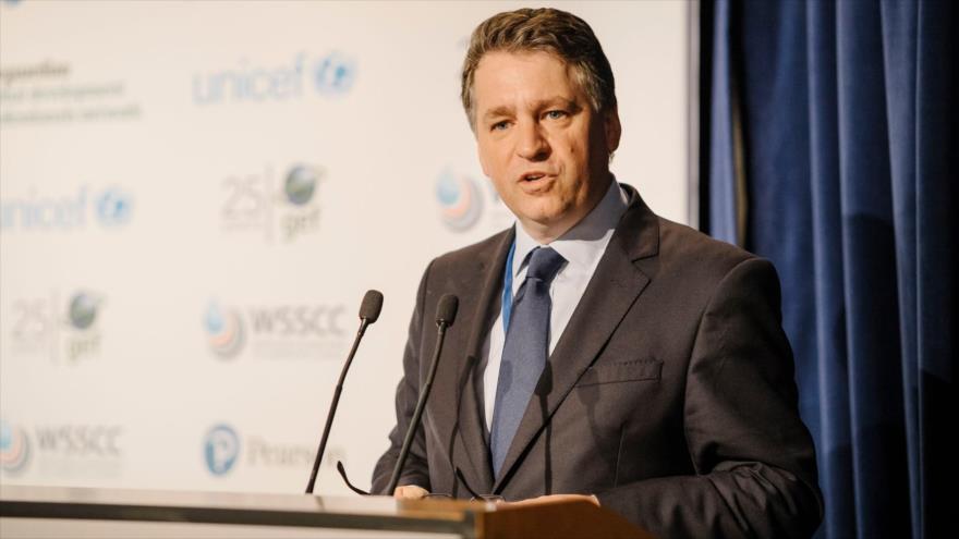 El subdirector del Fondo de las Naciones Unidas para la Infancia (Unicef), Justin Forsyth.