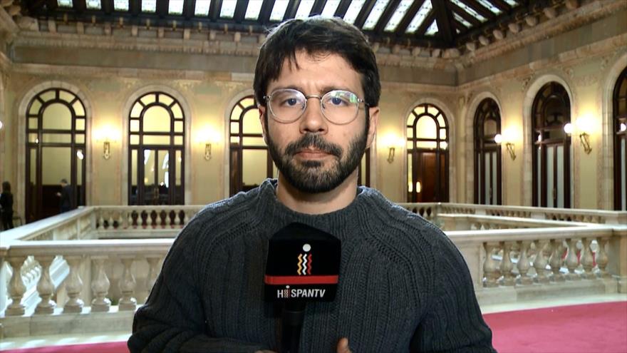 Independentistas catalanes denuncian la represión en España