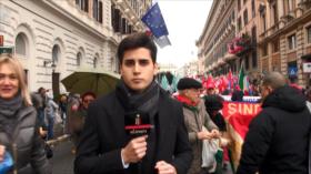 Gentiloni y Renzi se unen a la marcha contra fascismo y racismo