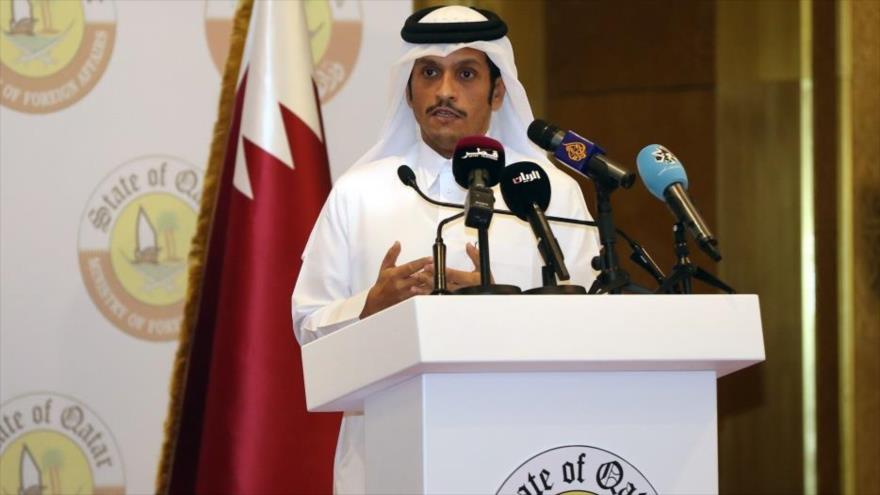 El ministro de Exteriores de Catar, Mohammed bin Abdulrahman Al Thani.