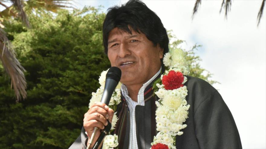 Evo Morales celebra la candidatura de Nicolás Mauro y augura su triunfo Evo Morales celebra la candidatura de Nicolás Mauro y augura su triunfo