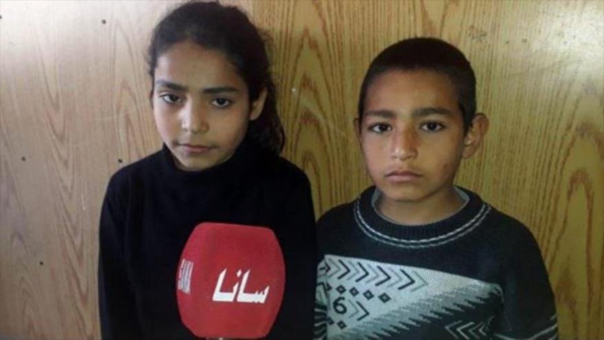 Vídeo: terroristas disparan contra dos niños que huían de Guta