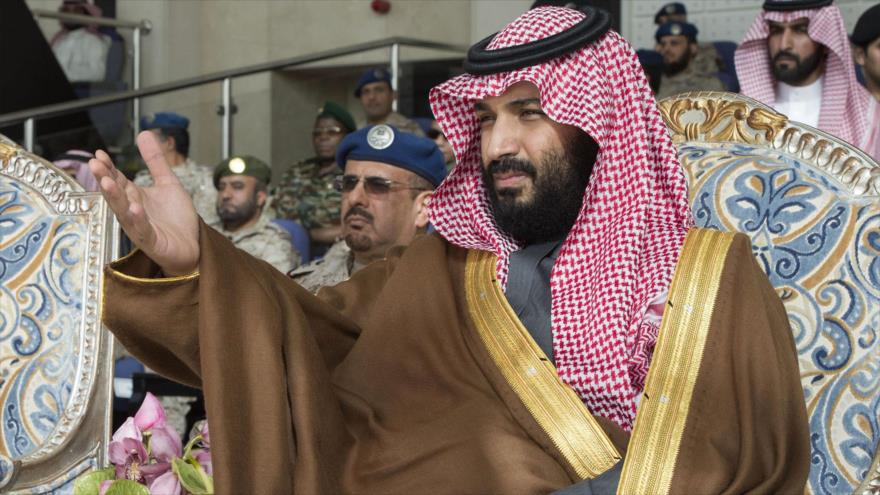 El príncipe heredero saudí, Mohamad bin Salman, 21 de febrero de 2018.