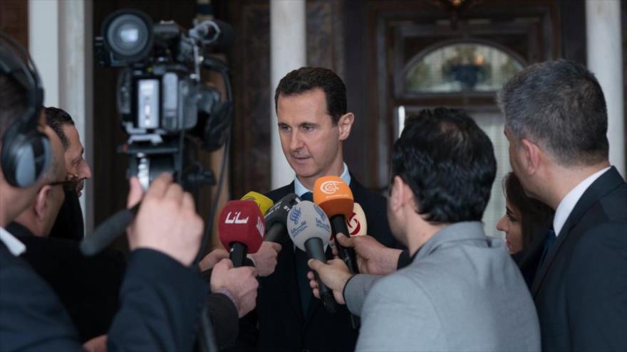 Al-Asad: Siria seguirá su lucha hasta fin del terrorismo en Guta