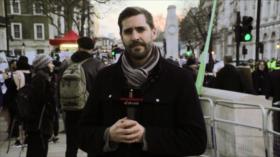 Británicos protestan en Londres contra visita del heredero saudí