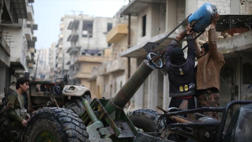 Los terroristas se preparan para lanzar ataques contra las posiciones del Ejército sirio en Damasco, la capital de Siria.