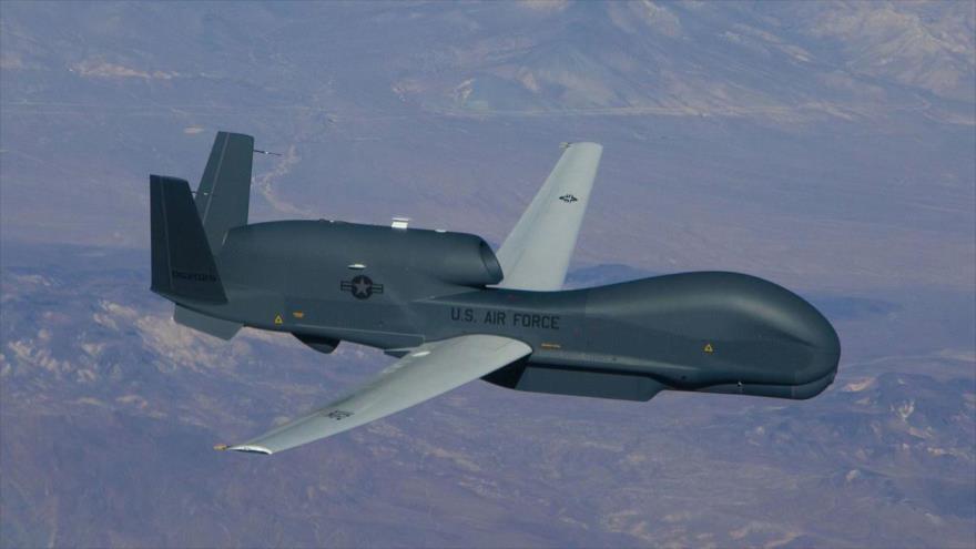 El dron RQ-4 Global Hawk de la Fuerza Aérea de Estados Unidos.