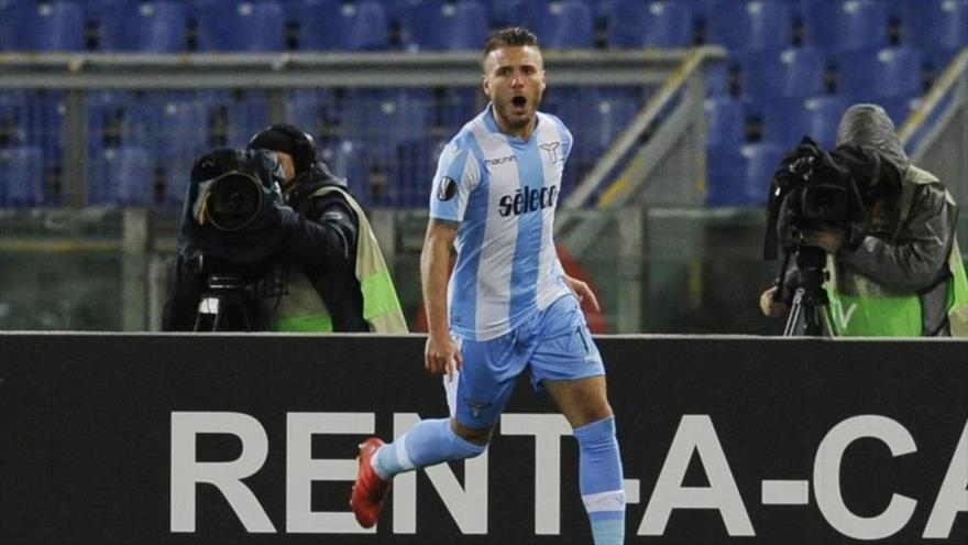 Vídeo: Delantero de Lazio marca un golazo que lesiona al portero