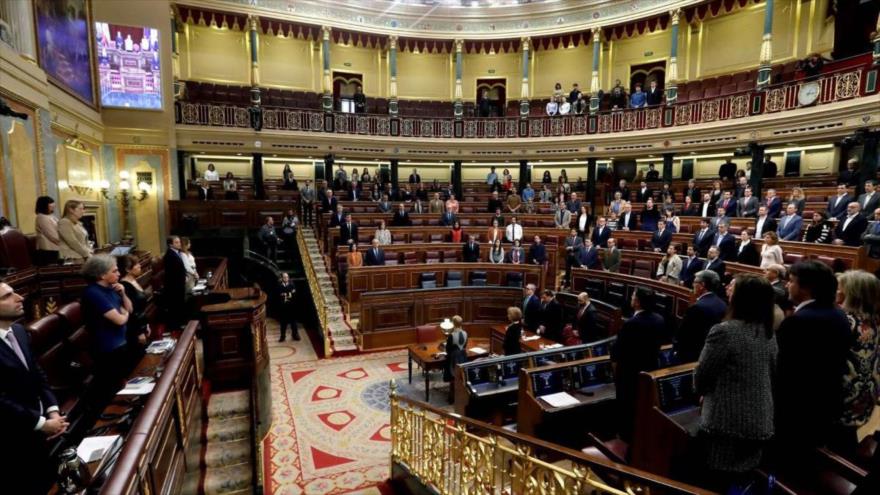 Votación de un proyecto de ley en el Congreso de los Diputados de España.