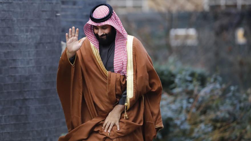 El príncipe heredero de Arabia Saudí, Mohammed bin Salman, en Londres (capital británica), 7 de marzo de 2018.