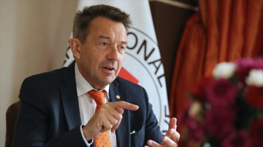 El presidente del Comité Internacional de la Cruz Roja (CICR), Peter Maurer.