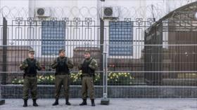 Embajada rusa en Ucrania denuncia bloqueo de votación 