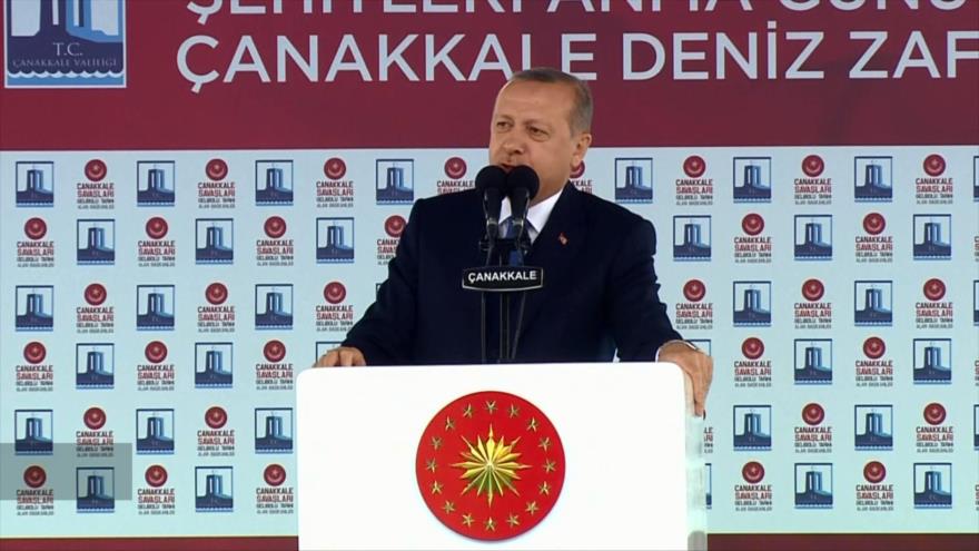 Erdogan anuncia la toma del centro de la ciudad siria de Afrin