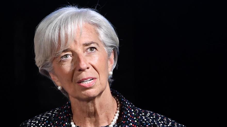 La directora gerente del Fondo Monetario Internacional (FMI), Christine Lagarde.