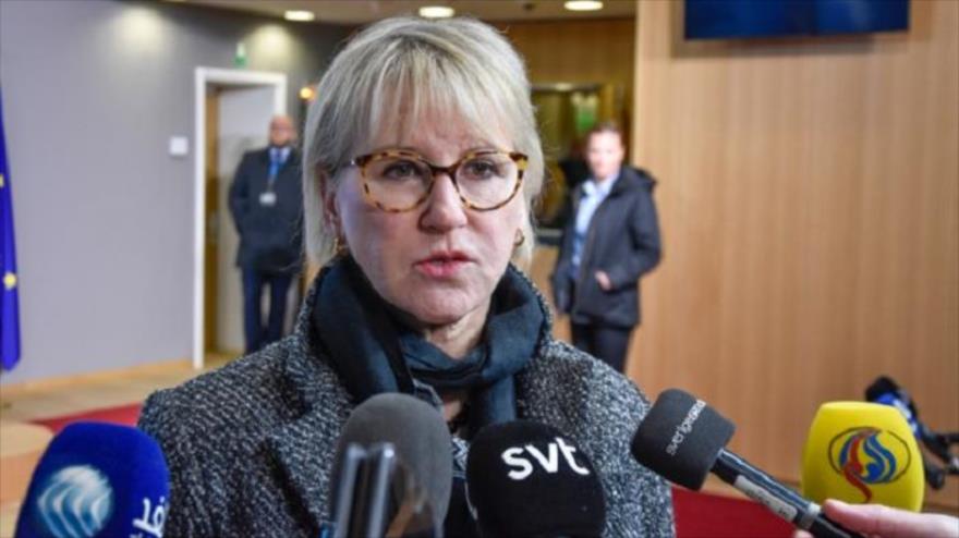 La ministra de Asuntos Exteriores de Suecia, Margot Wallström.