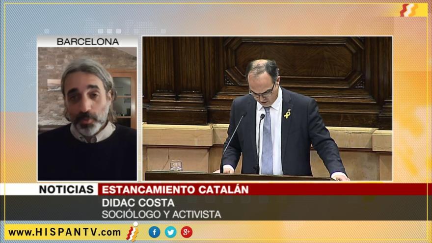 ‘Gobierno español amenaza a catalanes si apoyan a Turull’
