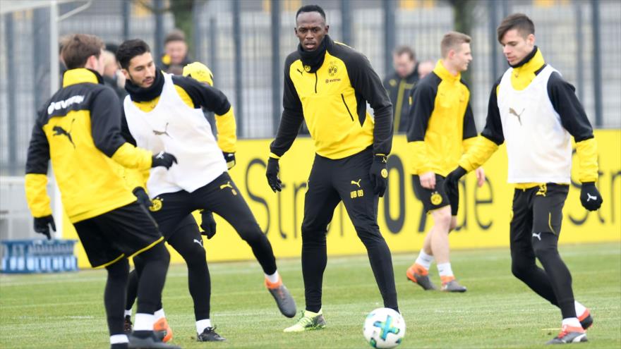 Vídeo: Atleta Usein Bolt expone sus talentos futbolísticos