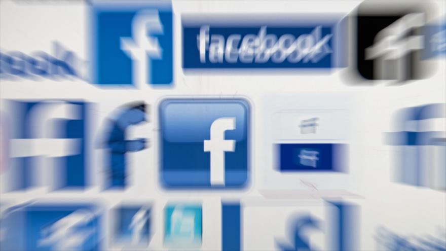 El logotipo de Facebook, la mayor red social del mundo.