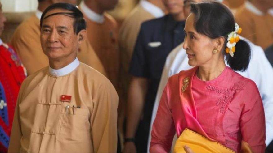 Myanmar elige como nuevo presidente a un aliado de Suu Kyi | HISPANTV