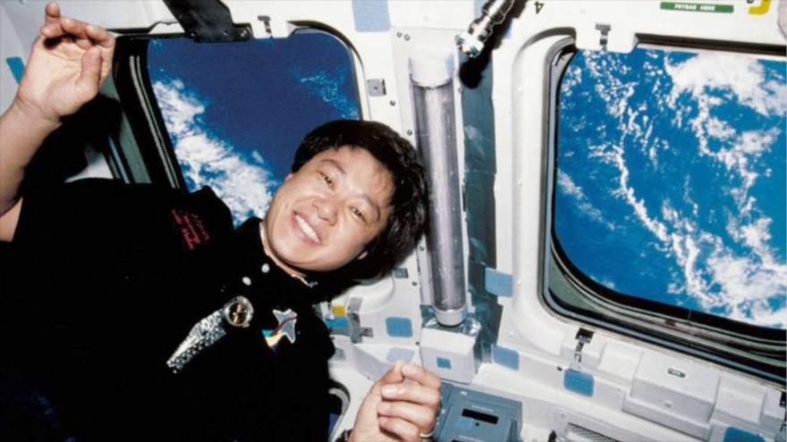 Chiaki Mukai, la primera mujer astronauta de Japón.
