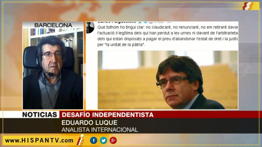 Alemania: los manifestantes independentistas pro catalanes piden la liberación de Puigdemont