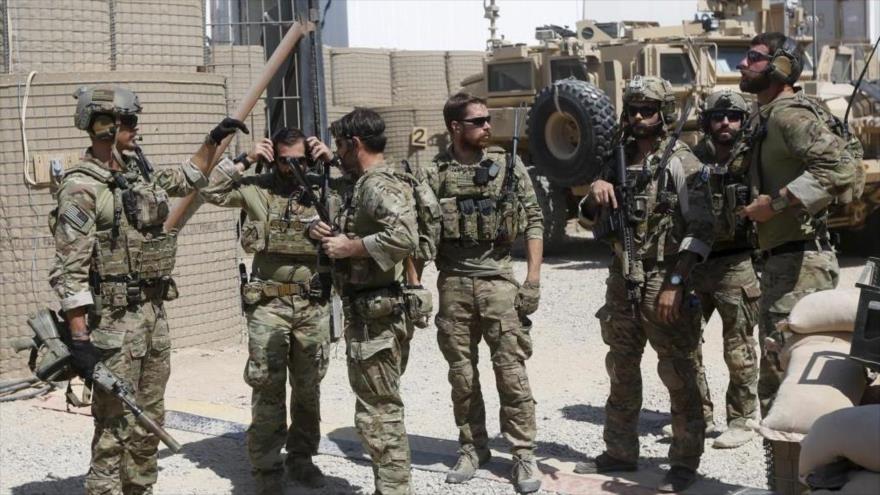 Soldados estadounidenses desplegados en Afganistán.