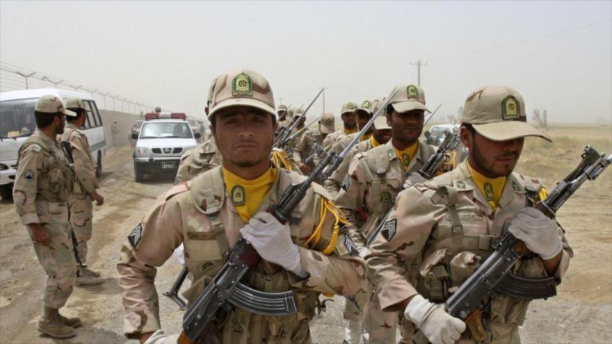 Guardias fronterizos de Irán en las fronteras surorientales del país.