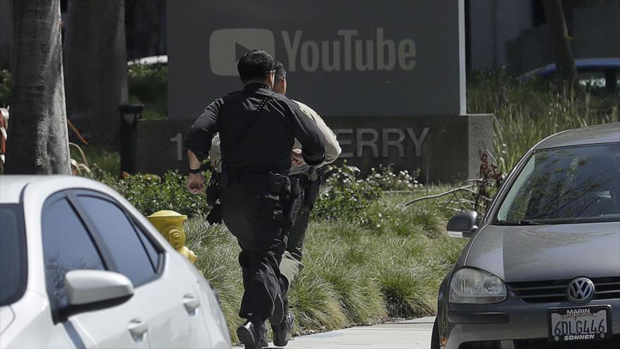 Un muerto y 4 heridos en tiroteo contra sede de YouTube en EEUU