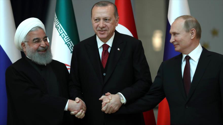 Rusia, Turquía e Irán refuerzan alianza contra terrorismo en Siria