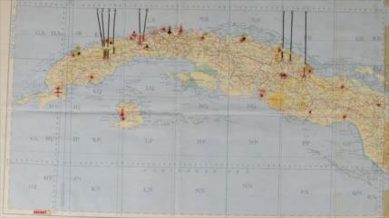 Subastan mapa de operaciones de EEUU contra URSS en Cuba