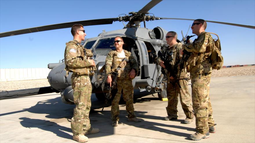 Efectivos de las Fuerzas Armadas de Estados Unidos durante una misión.