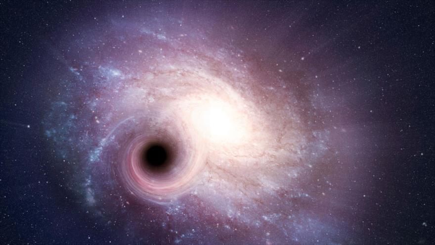 Un agujero negro en la Vía Láctea.