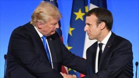 Trump y Macron prometen respuesta firme a ataque químico en Siria