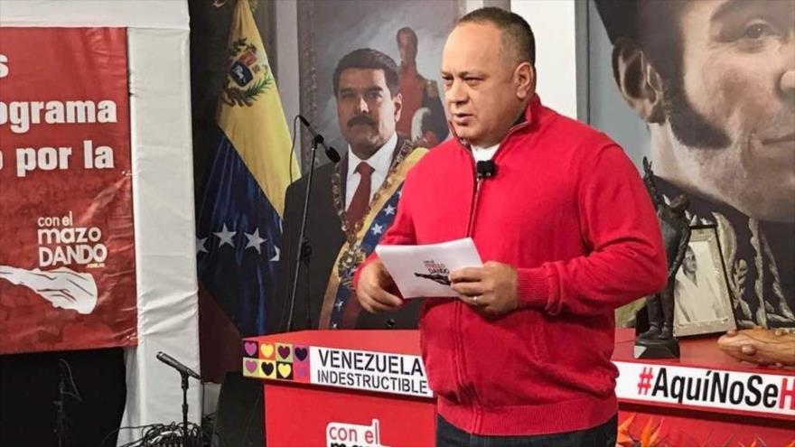 El primer vicepresidente del Partido Socialista Unido de Venezuela (PSUV), Diosdado Cabello.