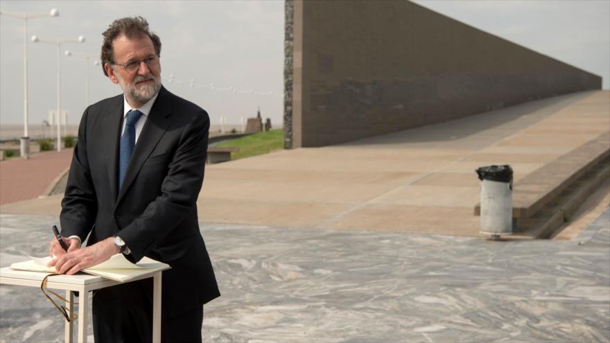 El presidente del Gobierno de España, Mariano Rajoy, Buenos Aires, capital de Argentina, 11 de abril de 2018.